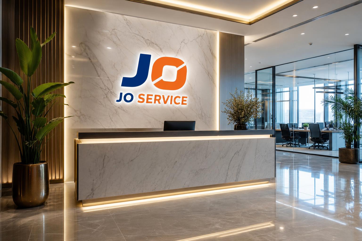 Hall d'accueil JO SERVICE
