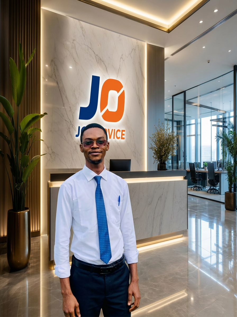 Le Directeur Général de JO Service dans le siège